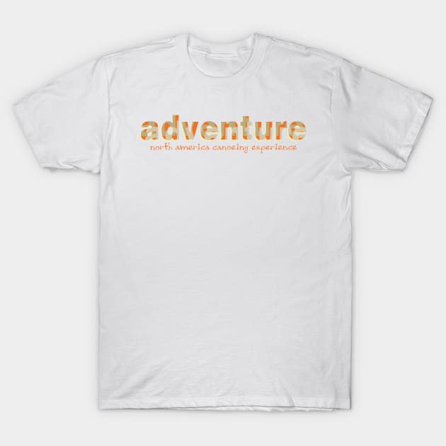 Adventure Canoeing T-Shirt by TBM Christopher